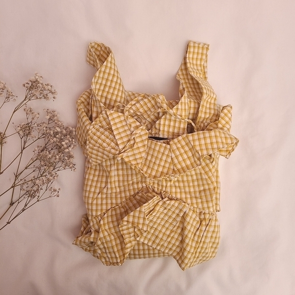 Urban Revivo White & Yellow Stripes Dress - Picture 5 of 5